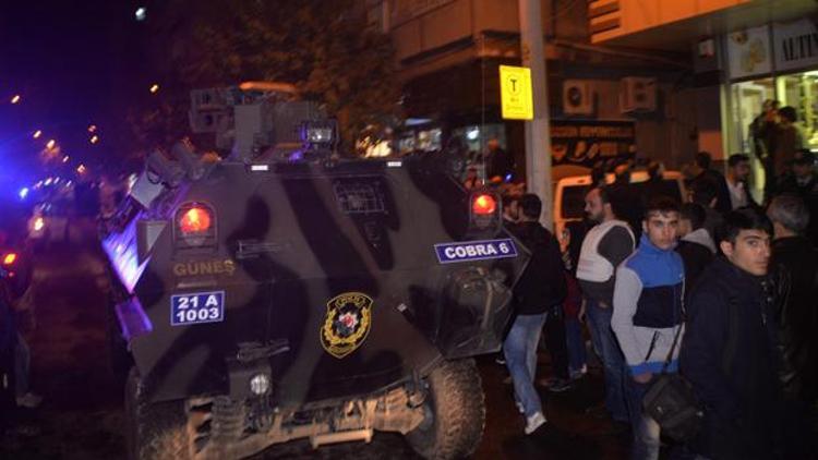 Diyarbakırda olaylı gece: 1 yaralı