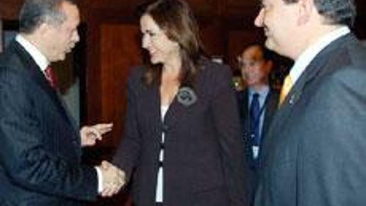 Erdoğan, Karamanlis ile görüştü