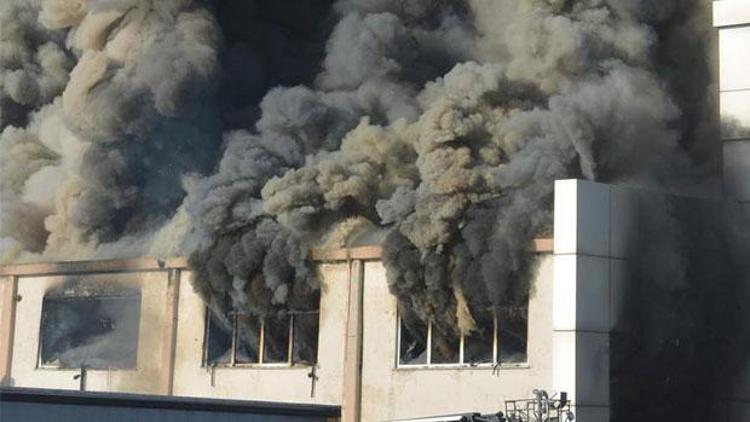 Çorludaki kimya fabrikasında büyük yangın