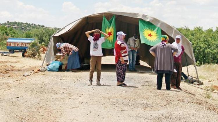 Karakolun 1 km yakınında PKK kontrol noktası