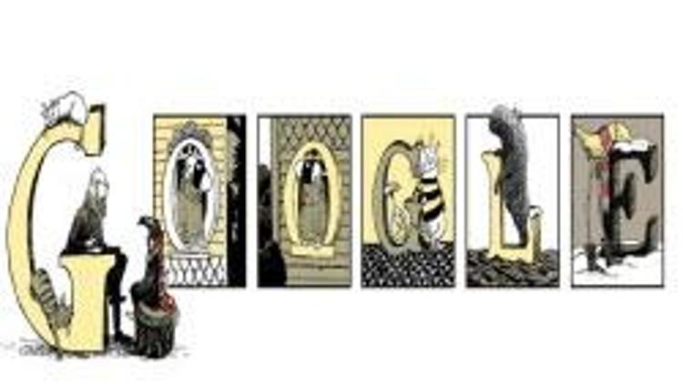 Googledan Edward Gorey doodleı