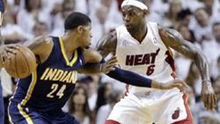 NBAda, Indiana Pacersı yenen Miami Heat seride öne geçti
