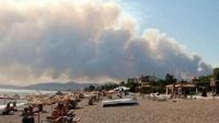 İzmir Seferihisarda yangın