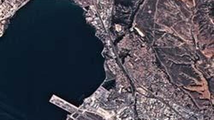 Uzaydan çekilen 2 boyutlu Türkiye haritası hazır