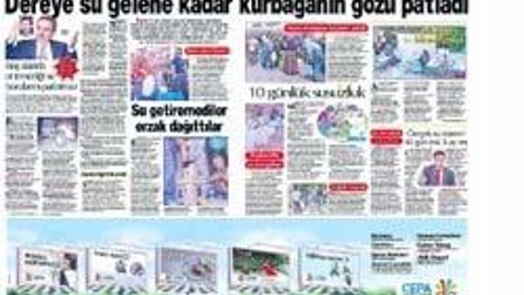 İşte susuzluğun haber haritası