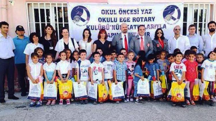 Ege Rotaryden eğitime destek