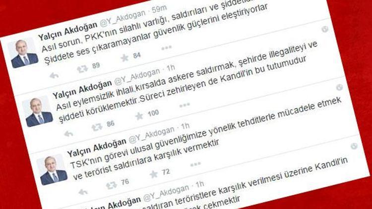 Yalçın Akdoğandan PKK eleştirisi