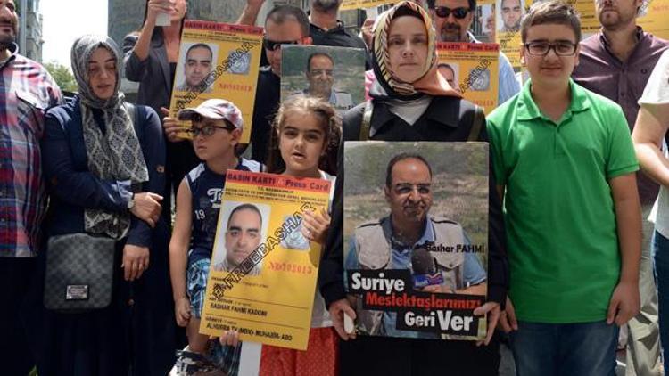 Beşar Kadumi için Suriye Başkonsolosluğu önünde eylem