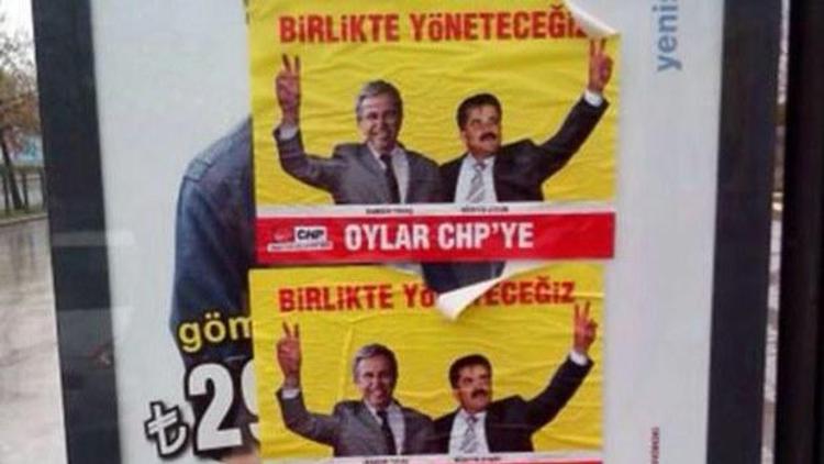 Ankarada korsan afiş asanlar yakalandı