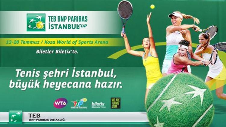 Tenisin Yıldızları TEB BNP Paribas Istanbul Cup’ta