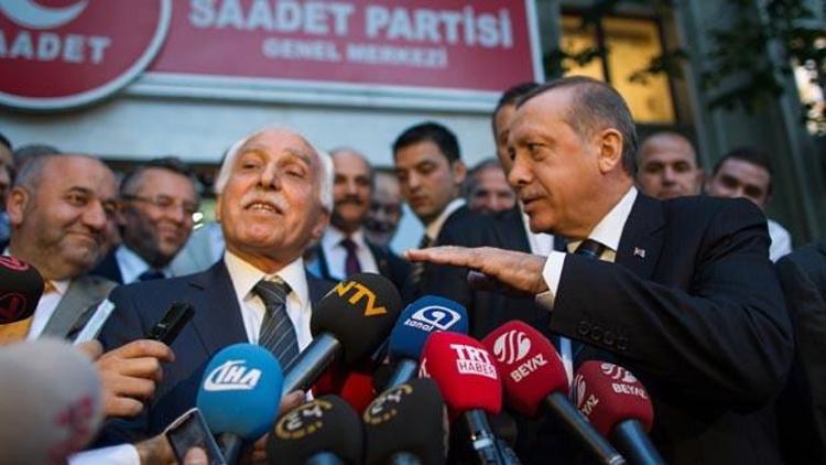 Erdoğandan BBP, SP ve DSPye ziyaret