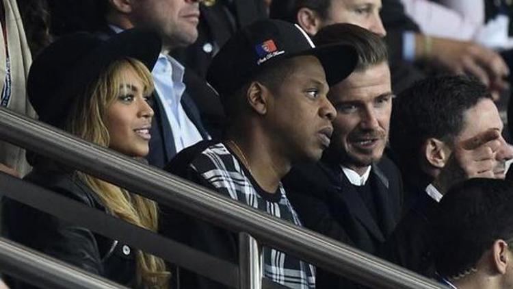 PSG-Barcelona maçına giden Beyonce Türk taraftarların dikkatinden kaçmadı