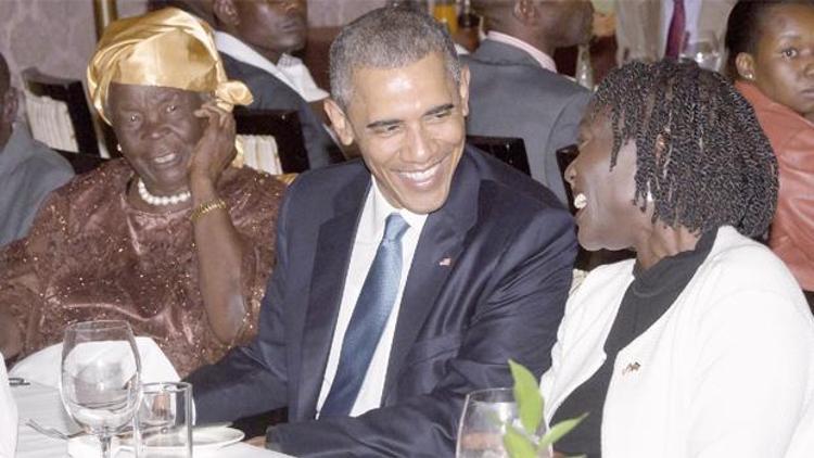 Obama, babasının memleketi Kenya’da