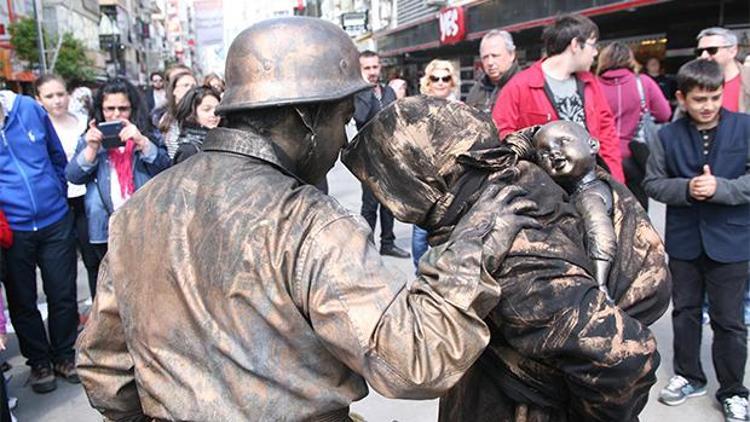 Sokakta Kurtuluş Savaşı destanı