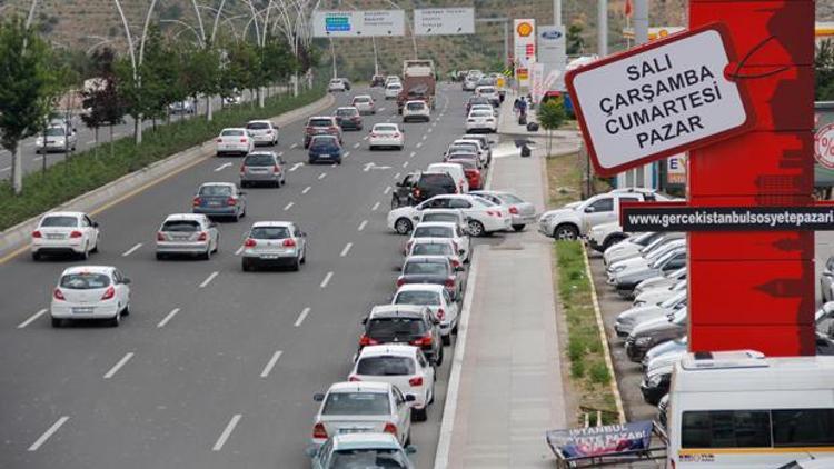 Eskişehir Yolu’nda sosyete otoparkı