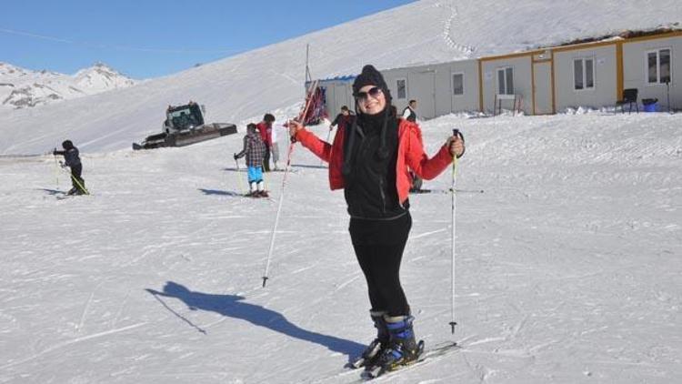 Hakkari kayak tesisine kavuştu