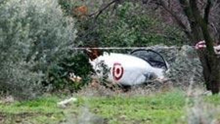 İzmirde askeri eğitim uçağı düştü