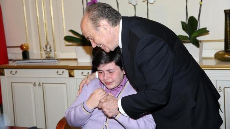 Küçük Başkan gözyaşları içinde ’Engelsiz İstanbul’ istedi