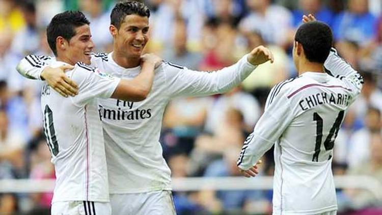 Real Madridden 8 gollü galibiyet