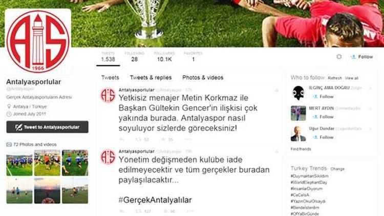 Antalyasporun Twitter adresi hacklendi