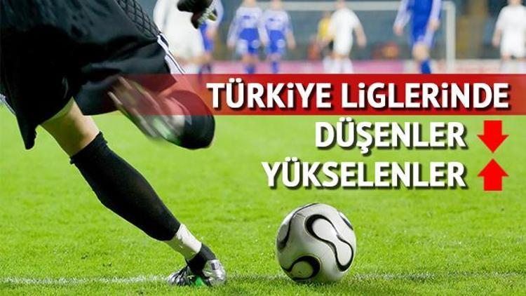Türkiye liglerinde düşenler-yükselenler