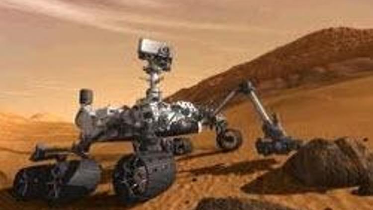 Gezginci robot Curiosity Marsta