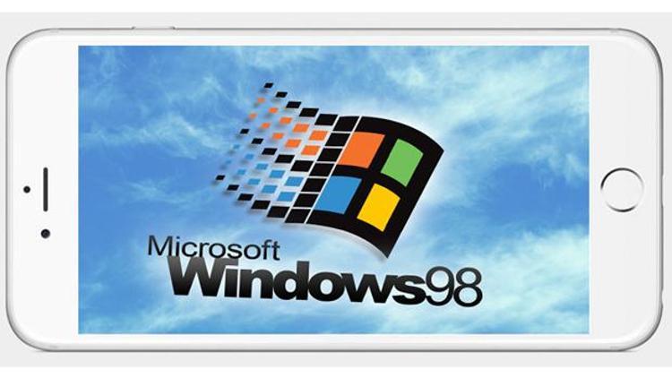 iPhonea Windows 98 yükledi