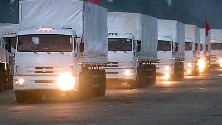 Rusyadan Ukraynanın doğusuna yardım konvoyu