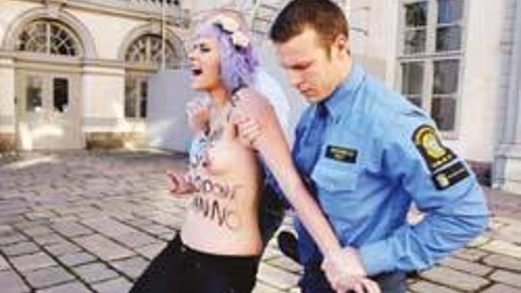 Tecavüz kararına FEMEN eylemi
