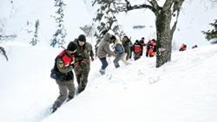 Çığdan hayata kazılan 7 metre