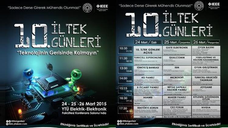 YTÜ’de 10. İLTEK günleri 24 Mart’ta başlıyor