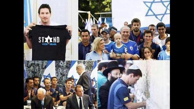 Sosyal medyada Messi üzerinden İsrail-Filistin savaşı