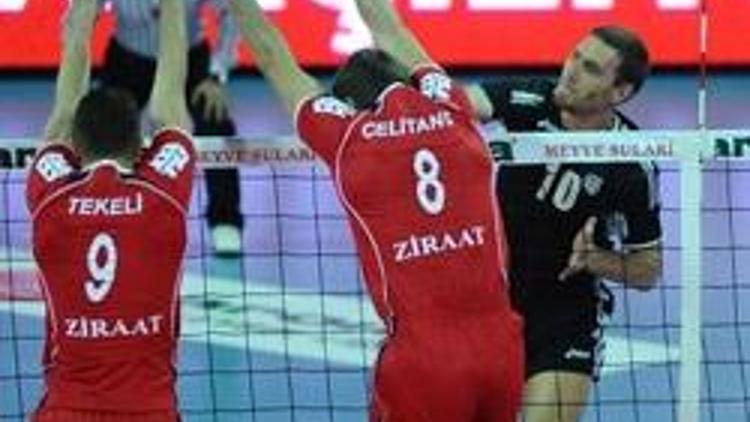 Beşiktaş 1 set bile alamadı