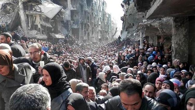 Yermuk kampına varil bombası atıldı iddiası