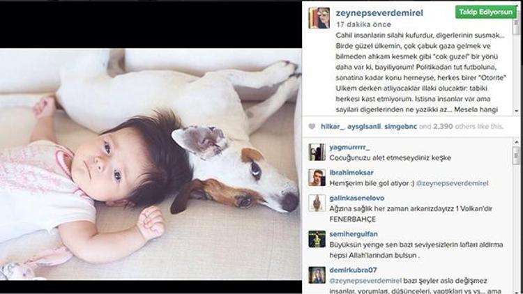 Zeynep Demirel, instagram üzerinden bombaladı