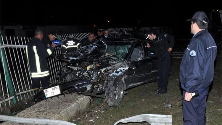 Tren faciasını bariyer önledi