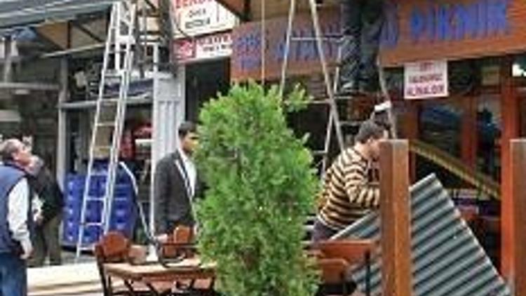 Sakarya Caddesi’ndeki eklentilerin yıkımında çifte standart iddiası