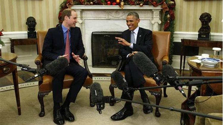 Prens William, Obama ile görüştü