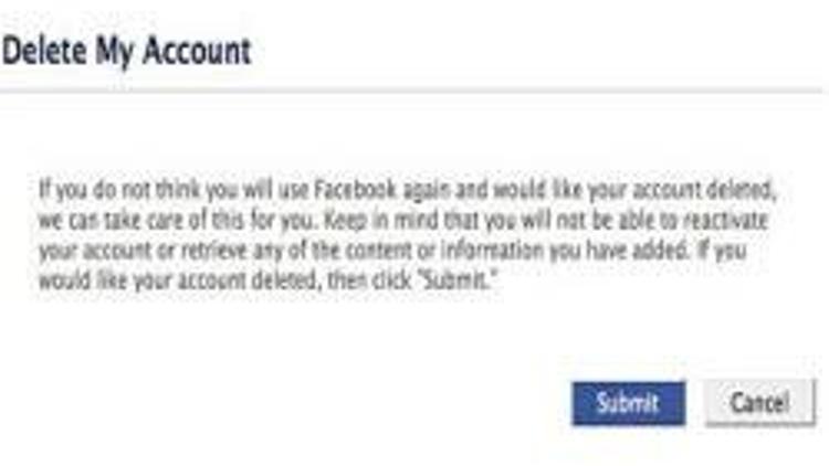 Facebook hesabı nasıl kapatılır