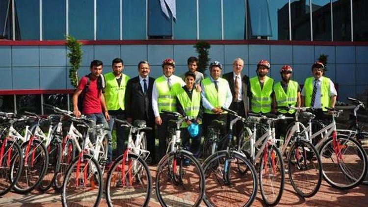 Yüzüncü Yıl Üniversitesi’nde bisikletli yaşam