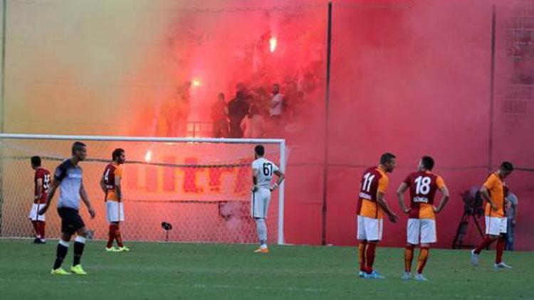 Galatasarayın Udinese maçı yarıda kaldı