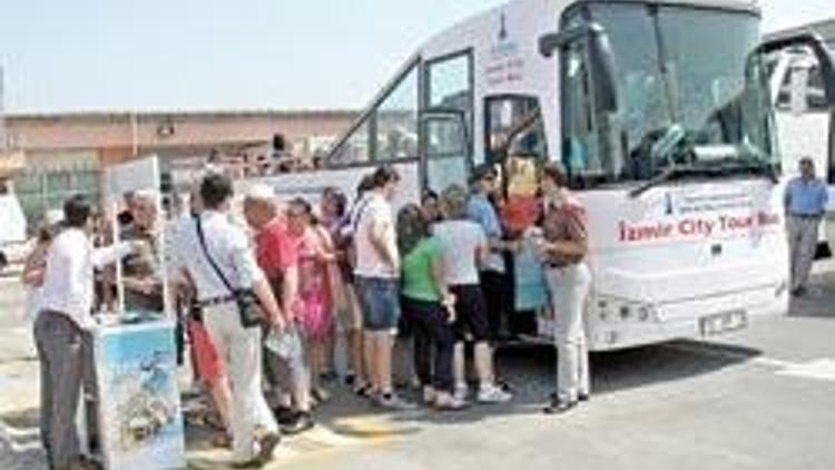 Turiste otobüs turu taksicileri kızdırdı
