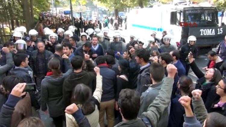 Ankara Üniversitesinde olaylar çıktı
