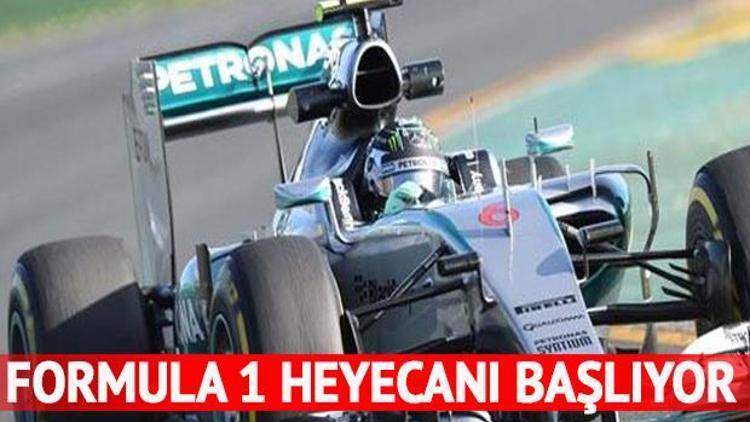 Formula 1 heyecanı başlıyor