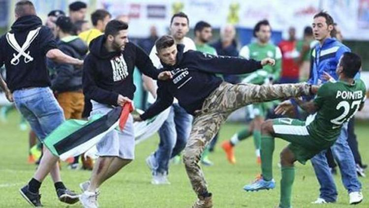 Hazırlık maçında Filistin kavgası