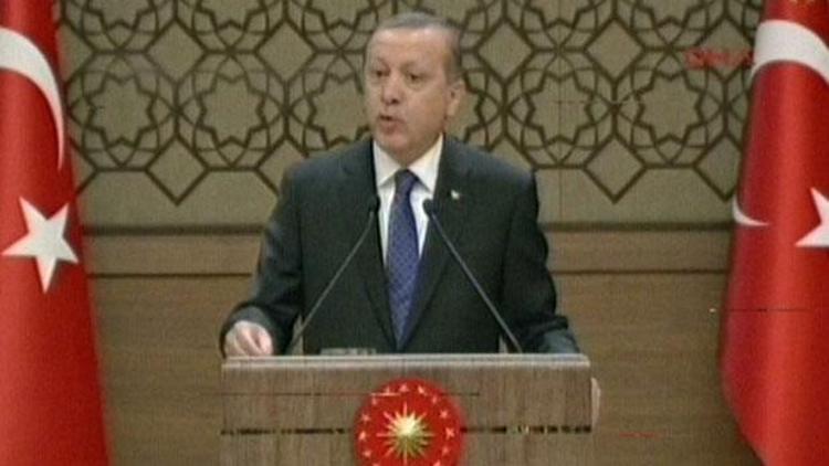 Erdoğan muhtarlara konuştu