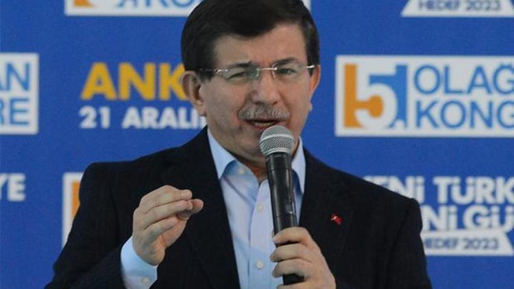Davutoğlu Ankara İl Kongresinde konuştu