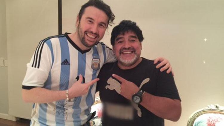 Maradona ile sürpriz buluşma
