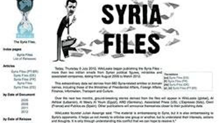WikiLeaks bu sefer de ‘Suriye belgeleri’ni yayımlıyor