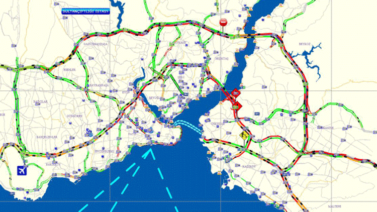 İstanbul trafiğinde son durum